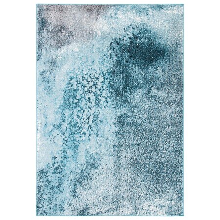 Safavieh 8 x 10 ft. Skyler Rectangle Power Loomed Rug Silver & Blue SKY163G-8